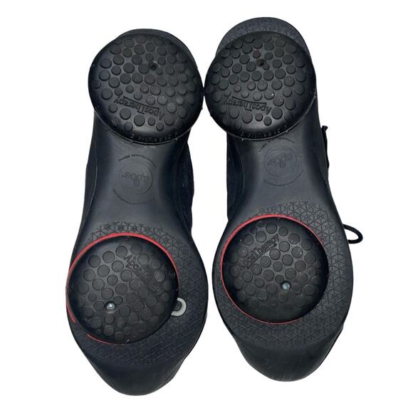 Apos Theraphy Black Suede Leather High Cut Sneakers    Size:  US 10 - Picture 7 of 8